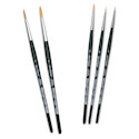 Da Vinci Nova Synthetic Brushes - Set 5230, Round, Short Handle, Set of 5