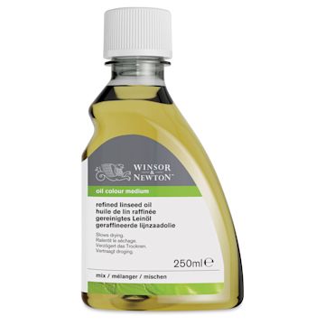 Open in modal - Winsor & Newton Refined Linseed Oil - 250 ml bottle