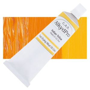 CAS AlkydPro Fast-Drying Alkyd Oil Color - Indian Yellow, 70 ml tube