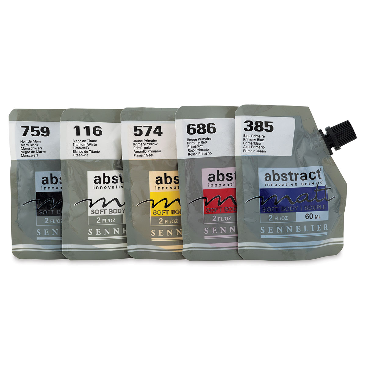 Sennelier Abstract Acrylic Ink - Set of 6, 0.4 oz