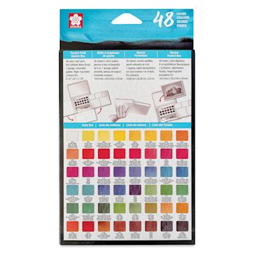 Open in modal - Sakura Koi Watercolor Half Pan - Set of 48 Sketch Box, Assorted Colors