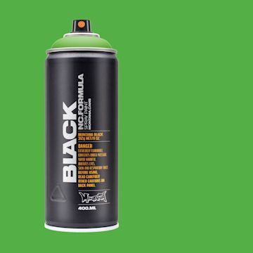 Open in modal - Montana Black Spray Paint - Power Green, 400 ml can with swatch