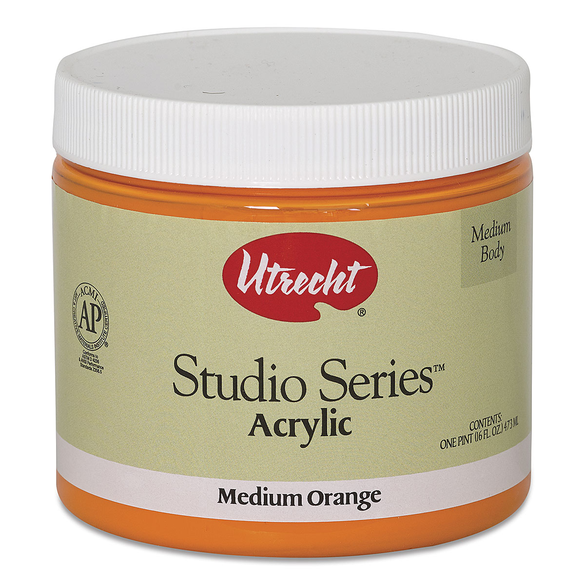 Utrecht Artists Acrylic Gesso - White, 16 oz