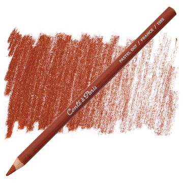 Open in modal - Conté à Paris Pastel Pencil - Red Brown pencil and swatch