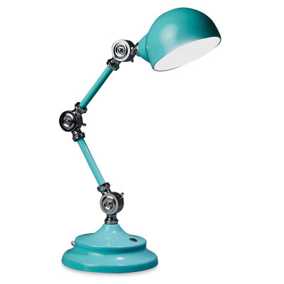 OttLite LED Revive Table Lamps - Side view of Turquoise Table Lamp
