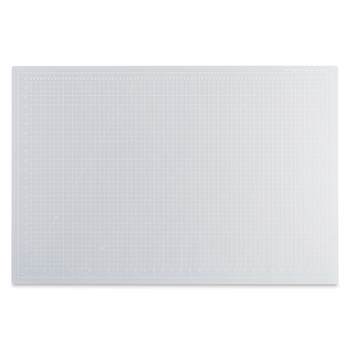 Dahle Vantage 10680 Self-Healing Cutting Mat, 9By12 Inch, 1/2 Grid,  Perfect for Crafts & Sewing, Clear 