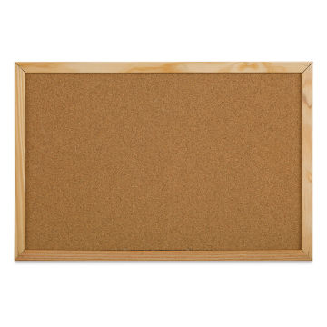 MasterVision Wood Frame Cork Bulletin Board - 12" x 18"