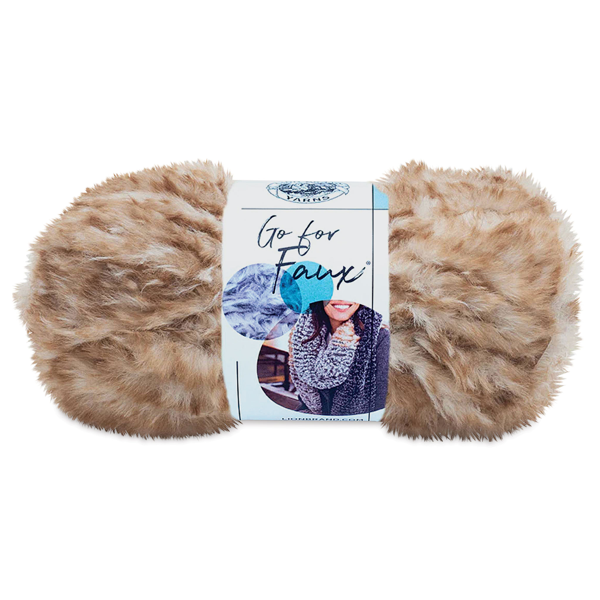 (3 Pack) Lion Brand Yarn Go for Faux Bulky Yarn, Blonde Elk : :  Home