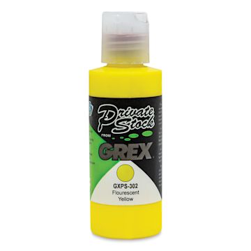 Open in modal - Grex Private Stock Airbrush Color - Fluorescent Yellow, 2 oz