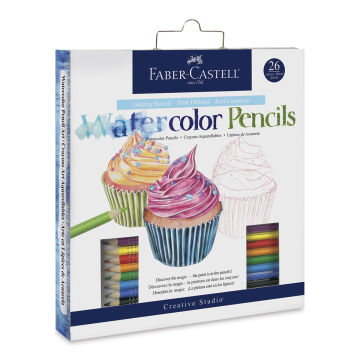 Faber-Castell Creative Studio Getting Started Watercolor Pencil Set - Front of package