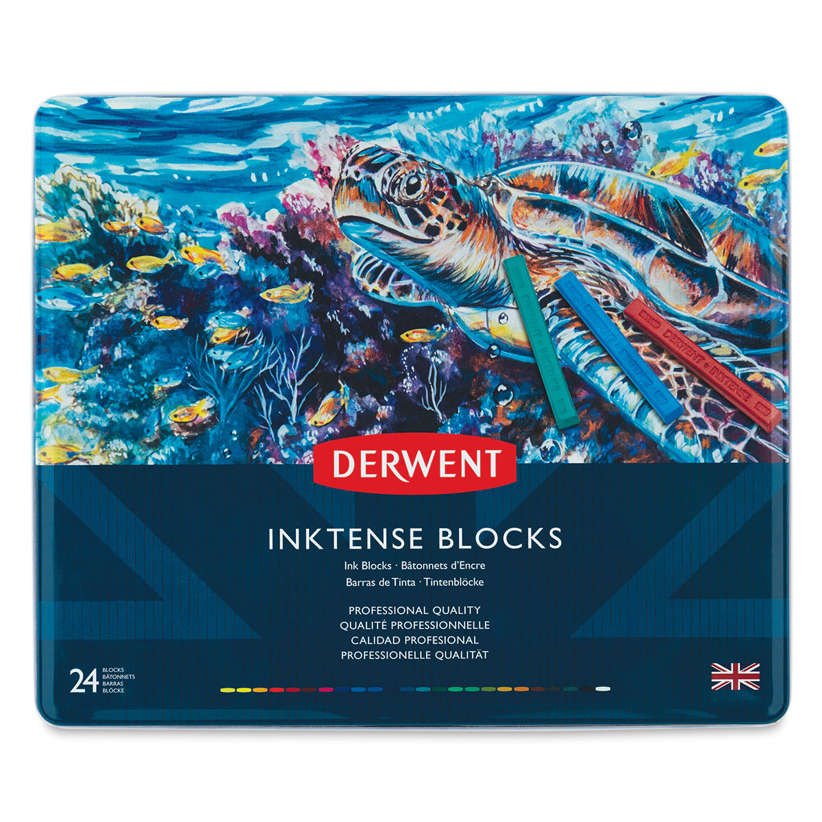 Uk Original Derwent Inktense Blocks 2300442, 8mm Square Block