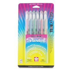 Sakura Gelly Roll Stardust Pen - Set of 6, 0.5 mm