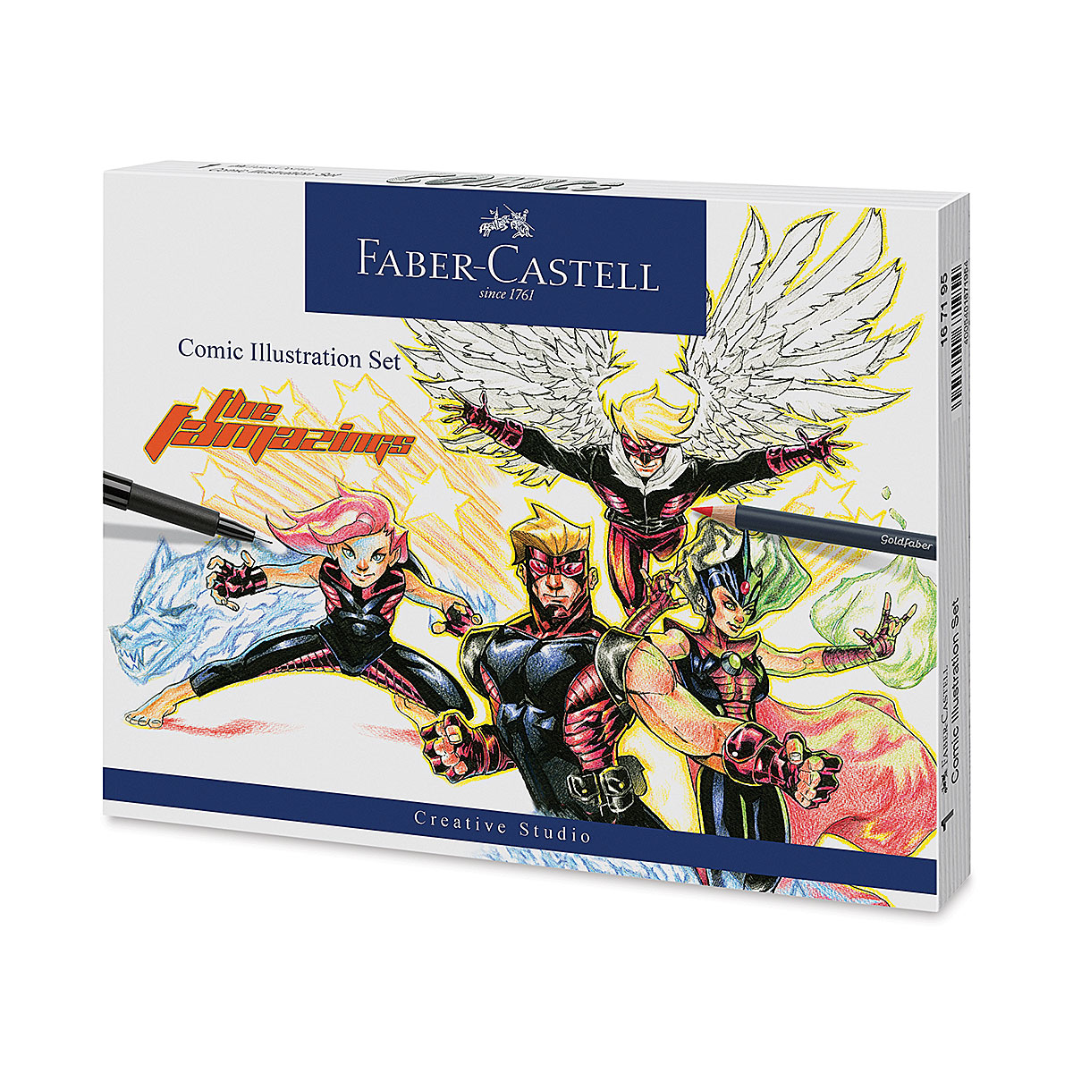 Faber-Castell Pitt Artist Pens 4pc Set: Comic Shading - The Deckle Edge