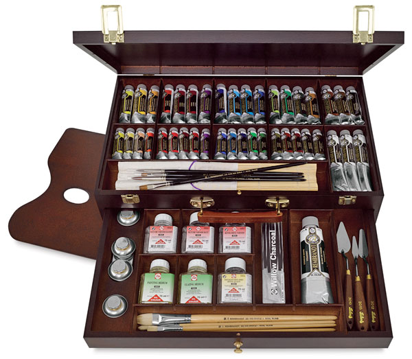 Utrecht Wooden Oil Paint Box - Colors