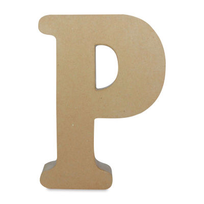 DecoPatch Paper Mache Funny Letter - P, Uppercase, 8-1/2" W x 12" H x 2" D