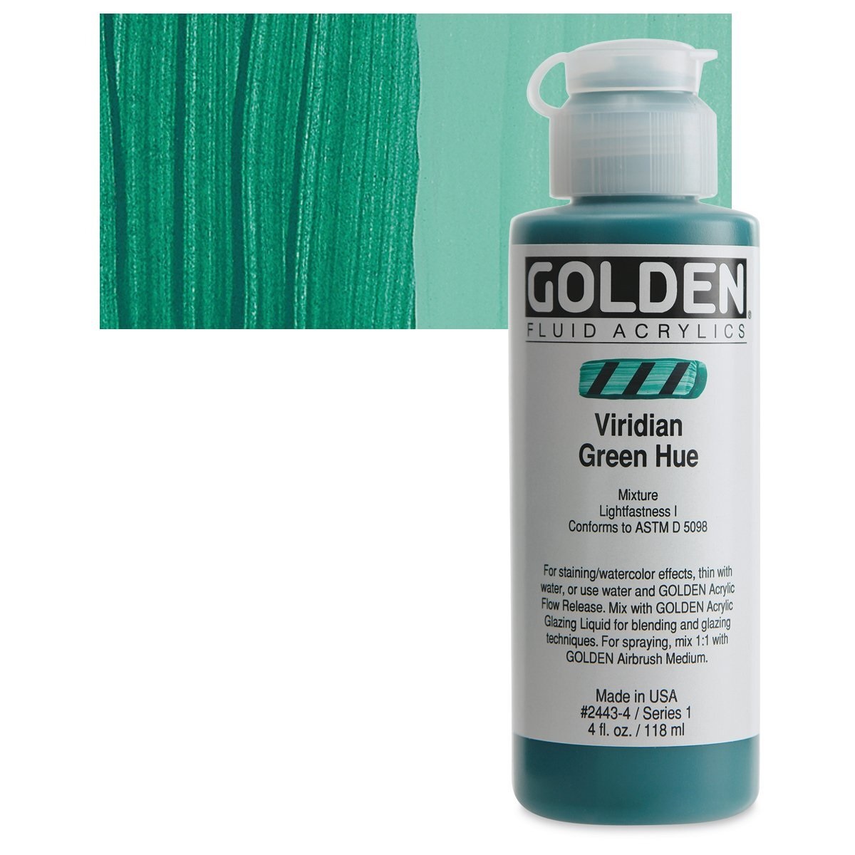 Golden Artist Colors Fluid Acrylic: 4oz Quinacridone Magenta - Wet
