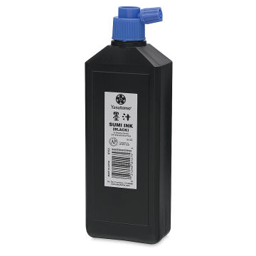Yasutomo Liquid Sumi Ink - 12 oz, Black, Water Resistant
