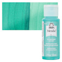 FolkArt Metallic Acrylic Paint - Aquamarine, 59 ml