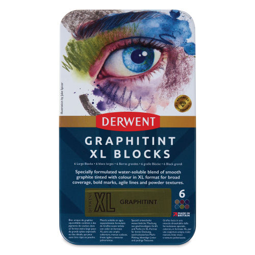 Generals Compressed Charcoal Sticks - Rectangular Assorted - Generals Compressed  Charcoal Sticks - Rectangular Assorted