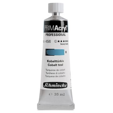 Open in modal - Schmincke Primacryl Professional Acrylic Paint - Cobalt Teal, 35 ml Tube