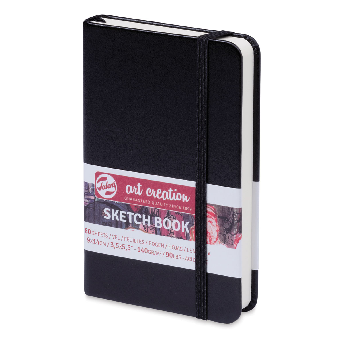 Art Creation Sketchbook - Red 3.5 x 5.5