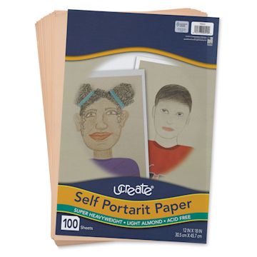 Open in modal - Pacon UCreate Self Portrait Paper - 12" x 18", 100 Sheets (with cover sheet)