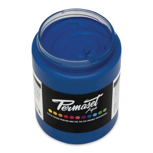 Permaset Aqua Fabric Ink - Supercover Blue B, 300 ml