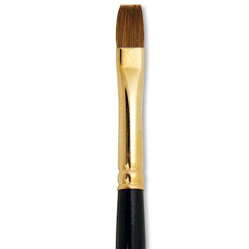 Open in modal - Silver Brush Renaissance Red Sable Brush - Bright, Long Handle, Size 6 close up
