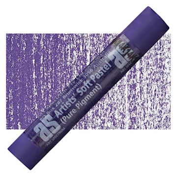 Open in modal - Art Spectrum Artists' Soft Pastel - Flinders Blue Violet 520N pastel and swatch