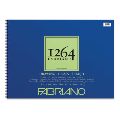 Fabriano 1264 Drawing Pad - 18" x 24", 25 Sheets