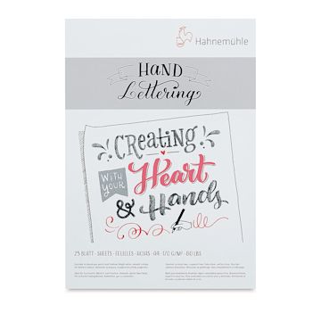 Open in modal - Hahnemühle Hand Lettering Pad - 8.27" x 11.69", 25 Sheets