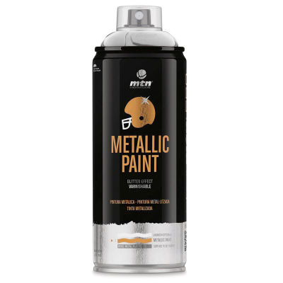 MTN Pro Metallic Spray Paint - Metallic Aluminum, 400 ml