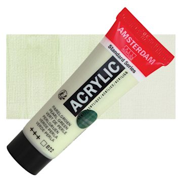 Open in modal - Amsterdam Standard Series Acrylic - Pearl Green, 20 ml Tube and swatch