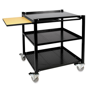 Brent SmartCart - Left angled view with pull-out shelf extended