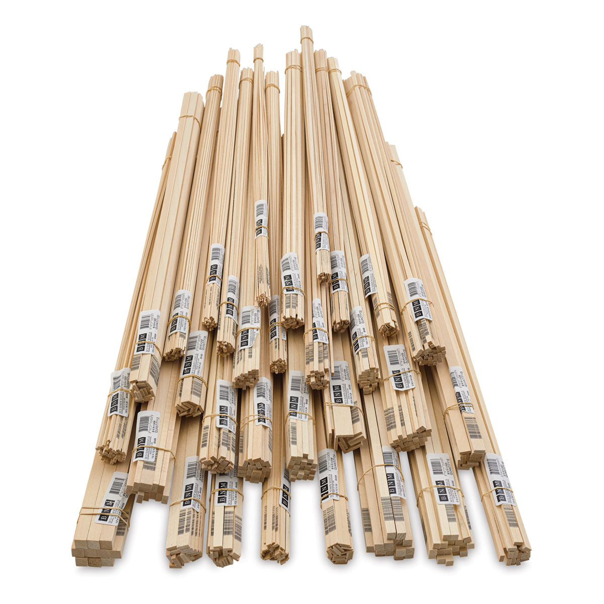 Bud Nosen Balsa Wood Sticks - 1/16 x 3/16 x 36, Pkg of 36, BLICK Art  Materials