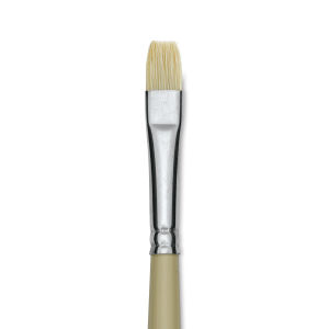 Robert Simmons Signet Bristle Brush - Bright, Long Handle, Size 4