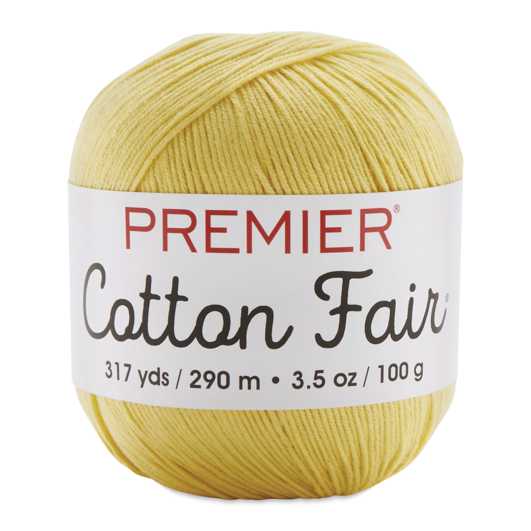 Premier Yarns Cotton Fair Solid Yarn Cream