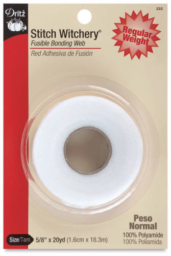 Dritz 2 X 10-yards Stitch Witchery Fusible Bonding Web Super Weight Roll  White : Target