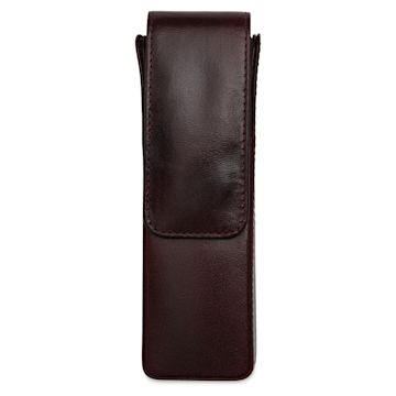 Open in modal - Girologio 2 Leather Pen Case - Oxblood