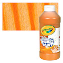 Crayola Washable Fingerpaint - Orange, 16 oz bottle