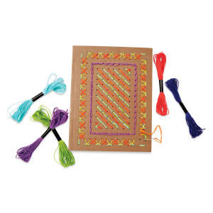 Kid Made Modern Embroidered Notebook Kit