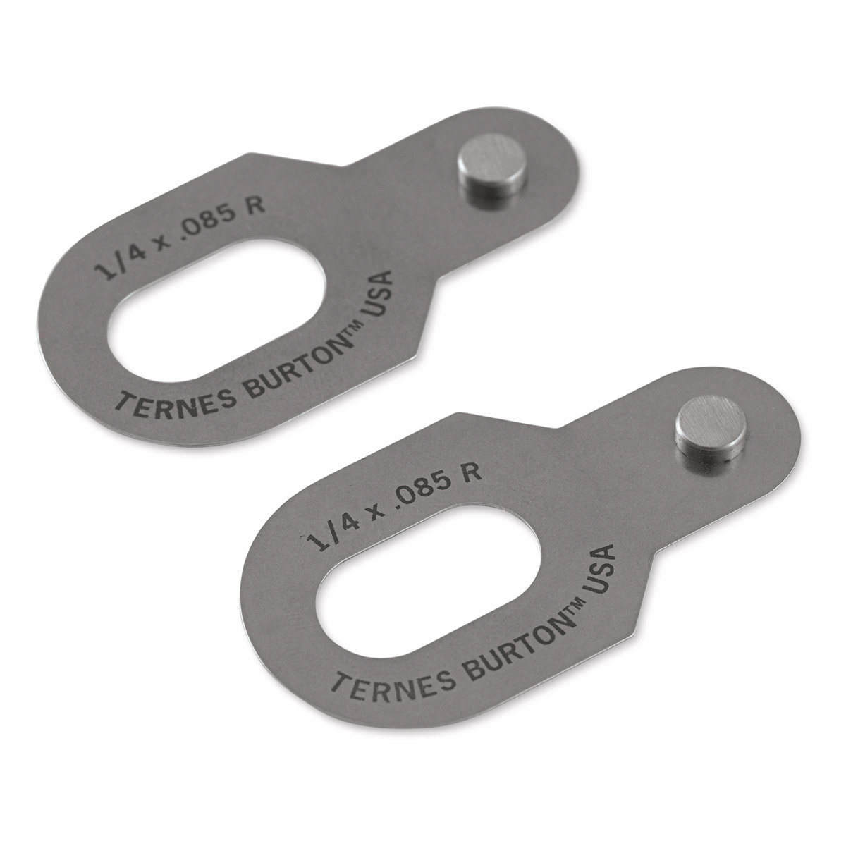 Ternes-Burton Register Pins - 1/4' x 0.085', Pkg of 2