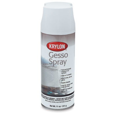 Krylon Gesso Spray - Front of 10 oz can shown