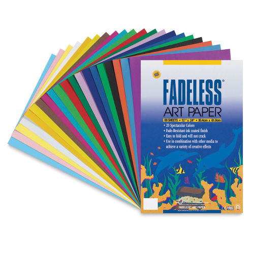 Fadeless Art Paper - 18 x 24, Assorted, Sheets, 60 Sheets