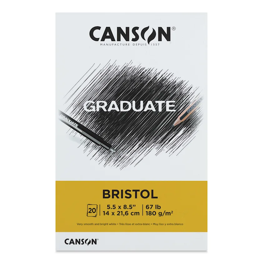 Canson Graduate Bristol Pad - 5-1/2