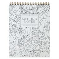 Elyse Breanne Color-in Meeting Notes Notebook