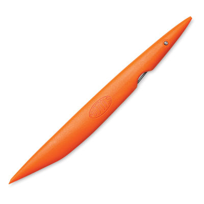 Mudtools Mudshark - Angled Orange Tool with needle retracted