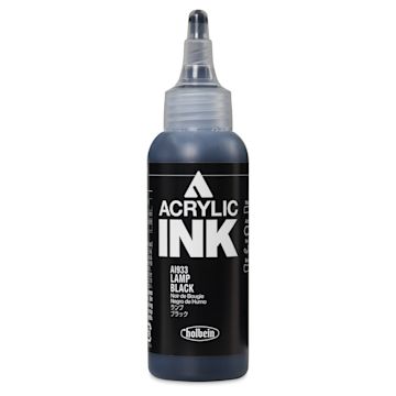 Open in modal - Holbein Acrylic Ink - Lamp Black, 100 ml