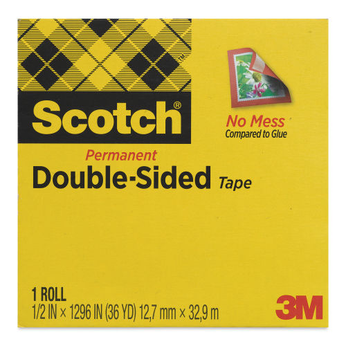 Scotch Permanent Double-Sided Tape - 1/2 x 1296