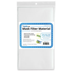 By Annie Mask Filter Material - White, 20" x 1 yard (In packaging)